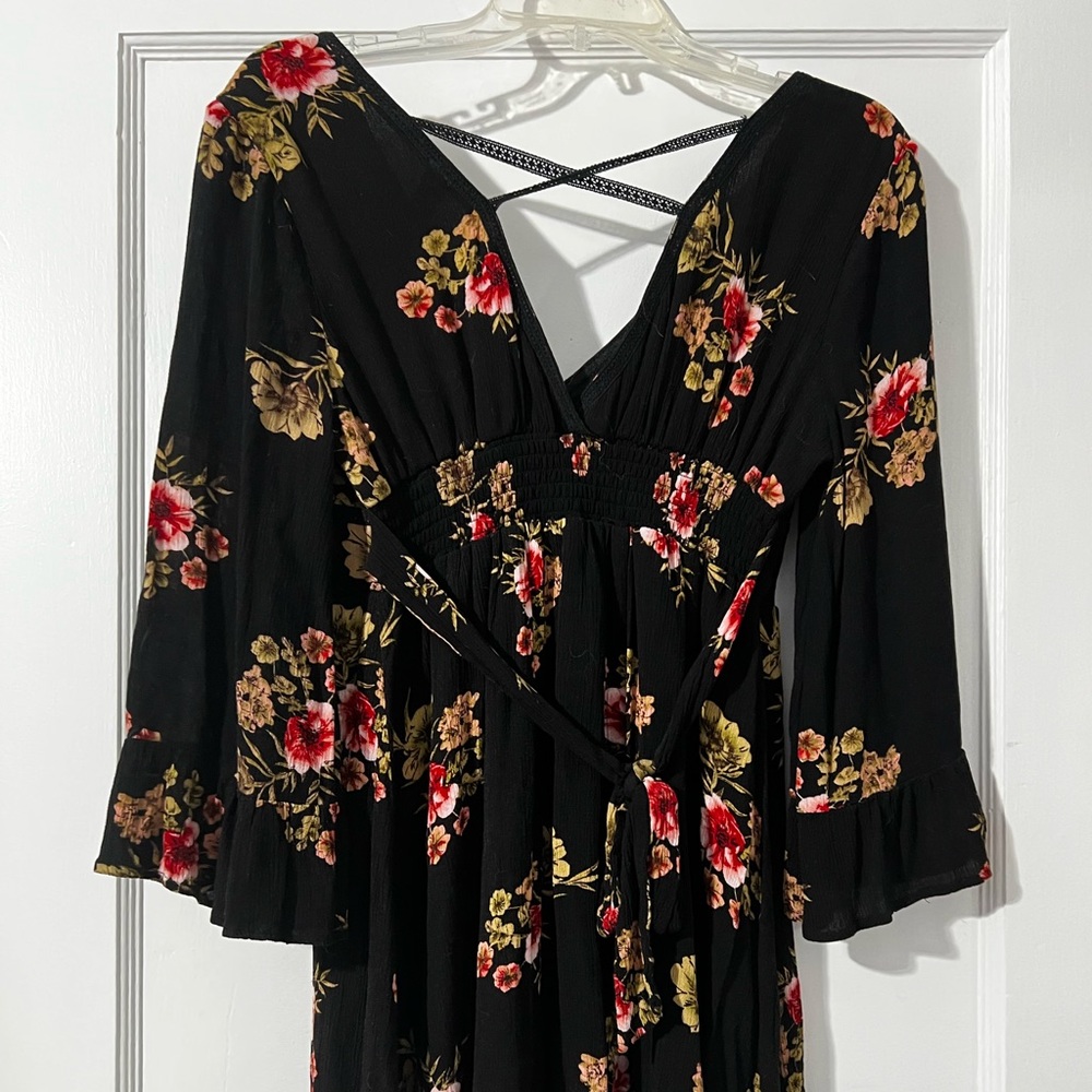 American Rag size S Small Long Tunic Style Boho Hippie Top Festival